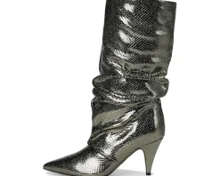 Marc Fisher LTD Paityn Pewter Snake Leather