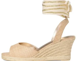 Lilly Pulitzer Paley Espadrille Wedge Natural Discount