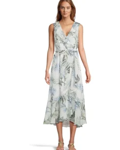 Women Tommy Bahama Palisade Palms Short Sleeve Maxi Dress