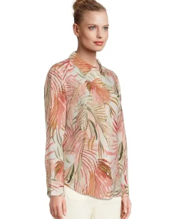 Tommy Bahama Palm Canyon Long Sleeve Relaxed Shirt Coconut Discount