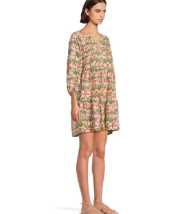 Women Tommy Bahama Palm Pointe 3/4 Sleeve Dress