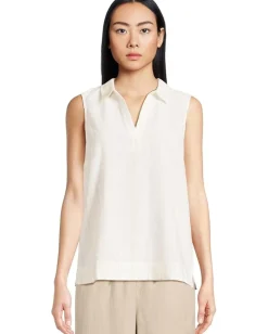 Tommy Bahama Palm View Pop-Over Top White New