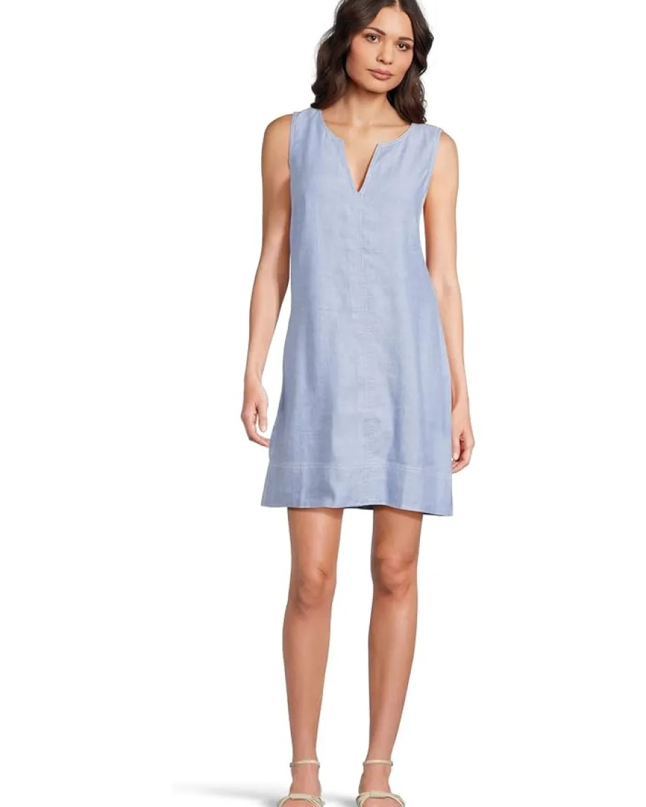 Tommy Bahama Palm-A-Dora Split Neck Dress Buccaneer Blue Online