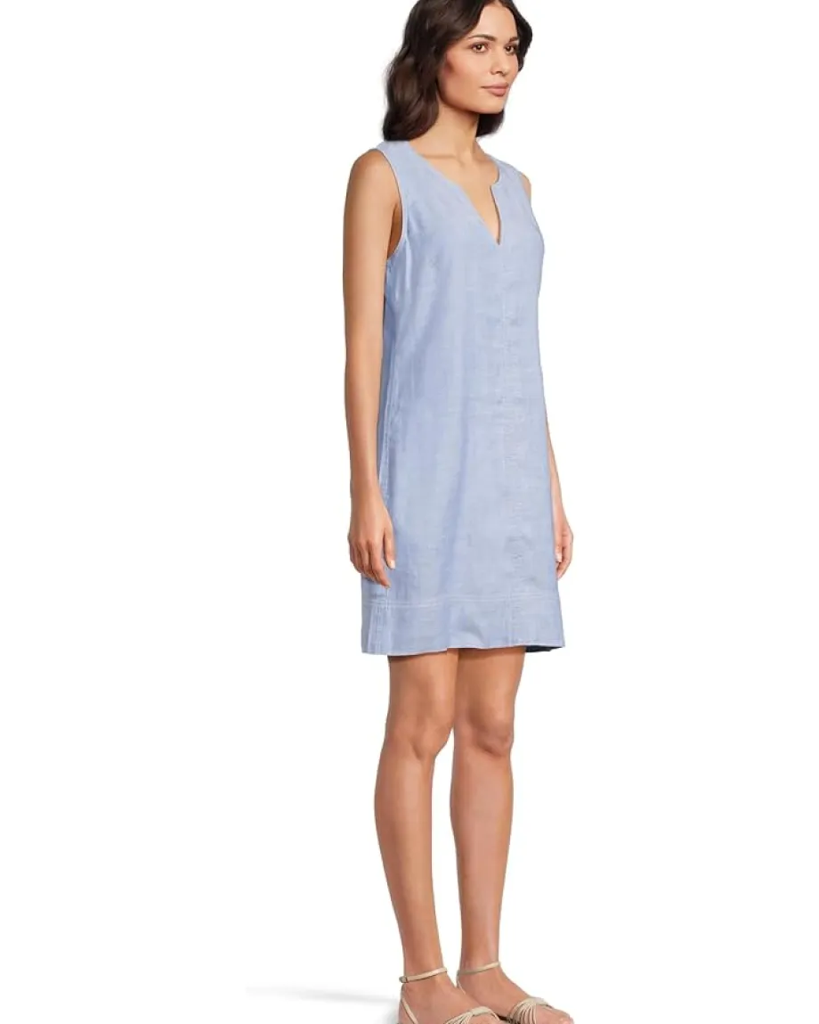 Tommy Bahama Palm-A-Dora Split Neck Dress Buccaneer Blue Online