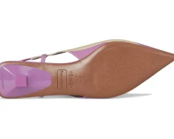 Franco Sarto Palmira Orchid Purple Stripe Fabric New