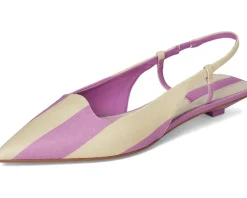 Franco Sarto Palmira Orchid Purple Stripe Fabric New
