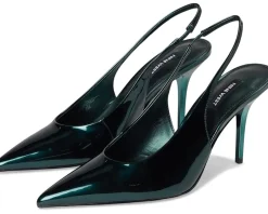 Nine West Palomma Teal Mirror Metallic Clearance