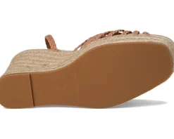 Loeffler Randall Pamela Mignon Knot Wedge Dune/Natural Outlet