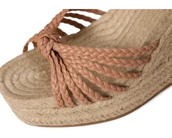 Loeffler Randall Pamela Mignon Knot Wedge Dune/Natural Outlet