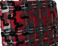 Blue by Betsey Johnson Pamella Red Plaid Clearance