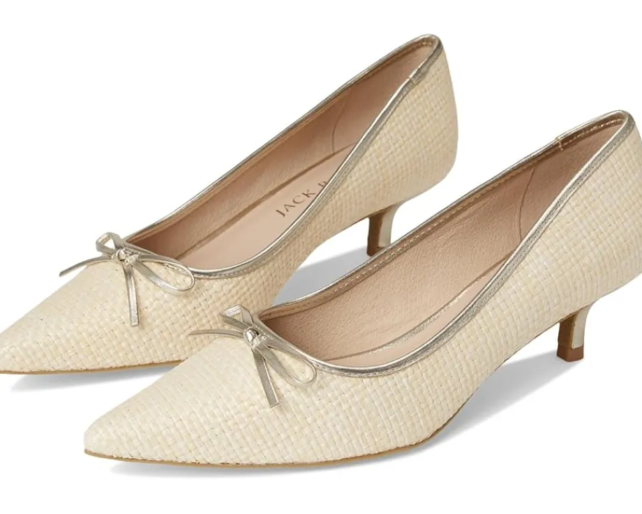 Jack Rogers Pammi Pump Natural/Jacks Platinum Online