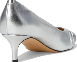 Marc Fisher LTD Paria Silver Leather Discount