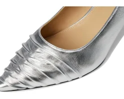 Marc Fisher LTD Paria Silver Leather Discount