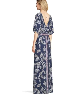 Women Lilly Pulitzer Parigi Boat Neck Maxi Dress