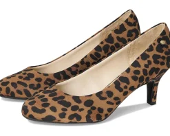 LifeStride Parigi Pump Shoes Brown Leopard Discount