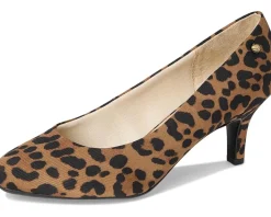 LifeStride Parigi Pump Shoes Brown Leopard Discount