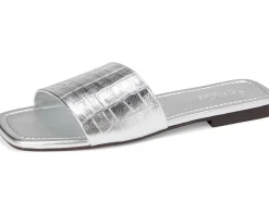 Women Seychelles Paris Croco Leather Slide