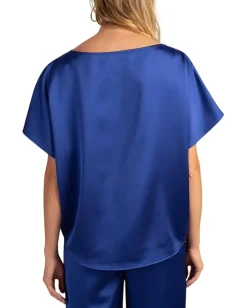 Trina Turk Pastilla Top Majorelle Blue