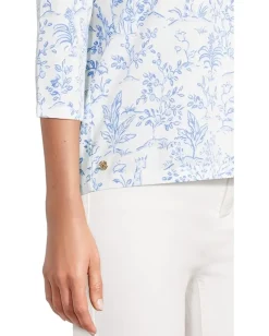 Lilly Pulitzer Paulson Knit Top Resort White Tall Tales Online