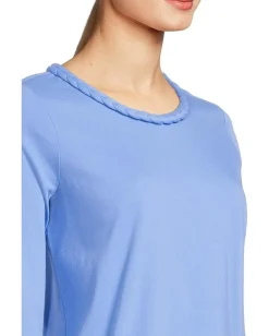 Lilly Pulitzer Paulson Knit Top Sunwashed Blue Clearance