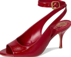 Vince Camuto Pavles Peep Toe High Heel Sandals Flame