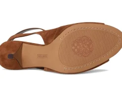Vince Camuto Pavles Peep Toe High Heel Sandals Burnt Sugar Online