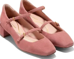 Cole Haan Paxton Maryjane Pump Rouge Suede Best