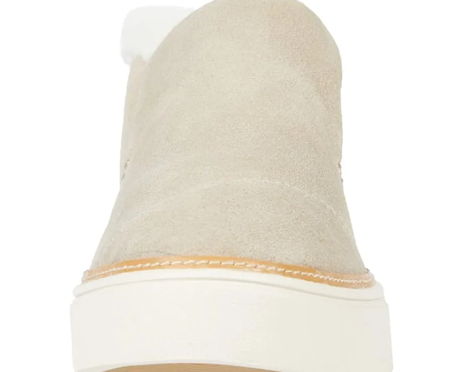 TOMS Paxton Water-Resistant Slip-Ons Cobblestone Suede/Faux Fur Best