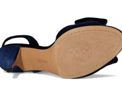 Vince Camuto Paycen Bow Detail Slingback High Heel Sandal Deep Navy Clearance