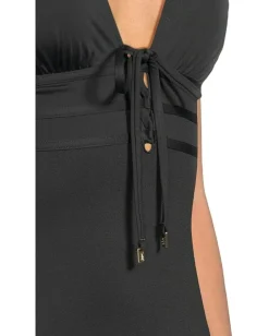 Women Tommy Bahama Pearl Tie Front One-Piece