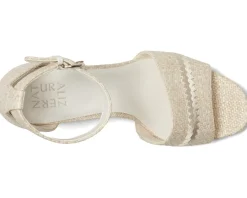 Naturalizer Pearlyn4 Eggshell Beige Raffia