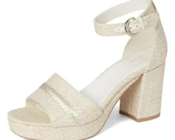 Naturalizer Pearlyn4 Eggshell Beige Raffia