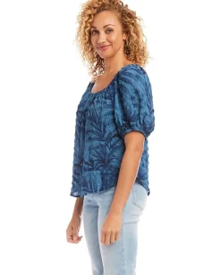 Women Karen Kane Peasant Top