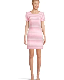 Lilly Pulitzer Pemberly Dress Rousseau Pink Plume Bloom Stripe Sale