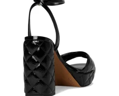 Vince Camuto Pendry Quilted Platform Sandals Black Sale