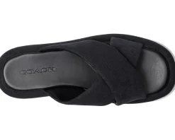 COACH Penelope Signature C Sandals Black Best