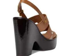 Veronica Beard Peony Honey Tan Leather New