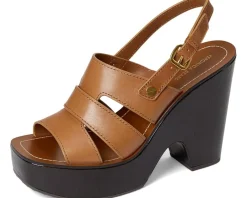 Veronica Beard Peony Honey Tan Leather New