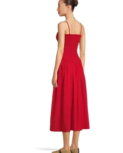 Madewell Peony Dress Festival Red Outlet