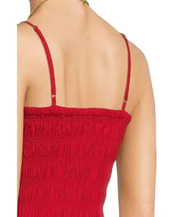 Madewell Peony Dress Festival Red Outlet