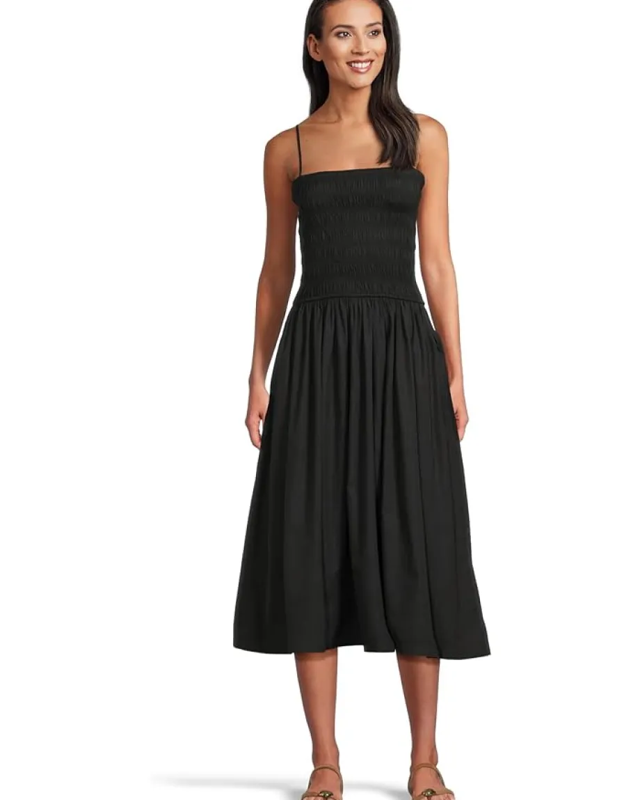 Madewell Peony Dress Jet Black New