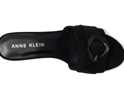 Anne Klein Pepper Black Suede Discount