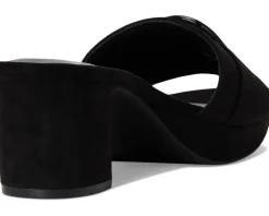 Anne Klein Pepper Black Suede Discount