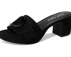Anne Klein Pepper Black Suede Discount