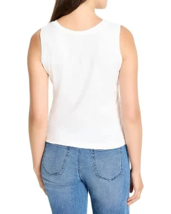 NIC+ZOE Perfect Knit Layer Tank Paper White Discount