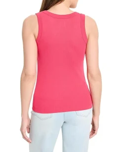 Women NIC+ZOE Perfect Knit Rib Scoop Tank