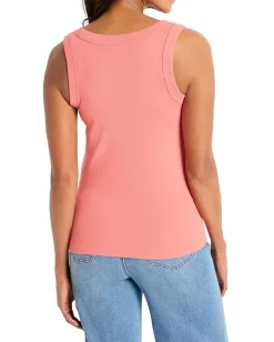 Women NIC+ZOE Perfect Knit Rib Scoop Tank