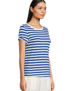 Sanctuary Perfect Tee Remix Cobalt/White Stripe Clearance