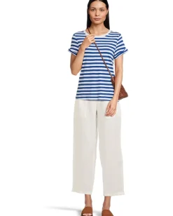 Sanctuary Perfect Tee Remix Cobalt/White Stripe Clearance