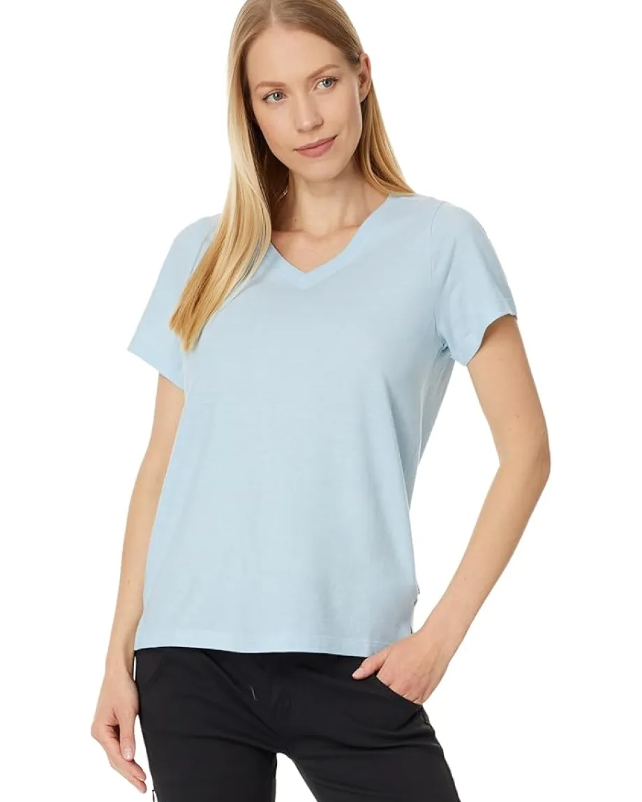 Women Smartwool Perfect V-Neck Short Sleeve Tee